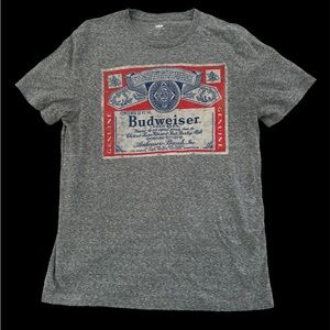 Old Navy Collectabilitees Budweiser Lager Beer T-shirt S